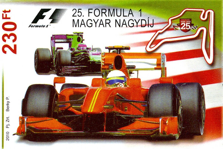 Postage Stamp: Hungarian Grand Prix