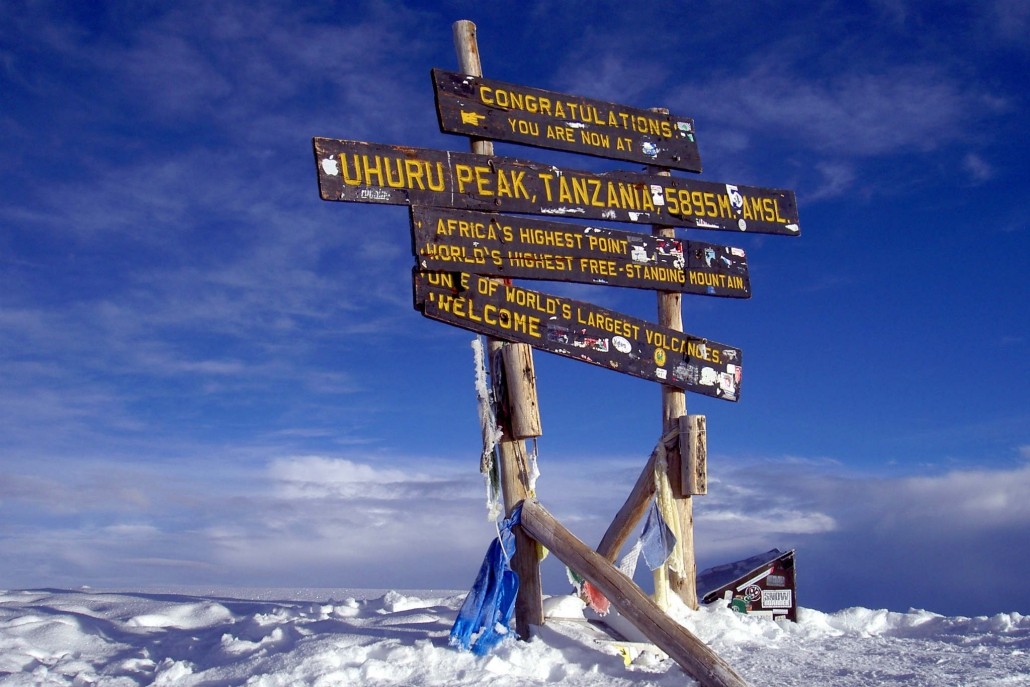 Summit of Mount Kilimanjaro, Tanzania