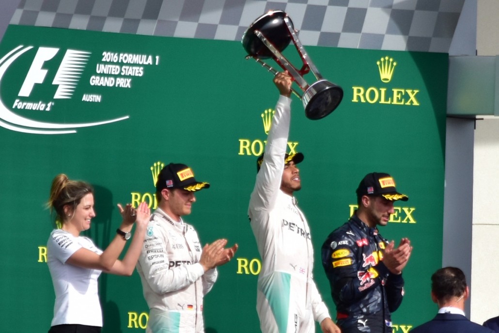 United States Grand Prix 2016 winner Lewis Hamilton
