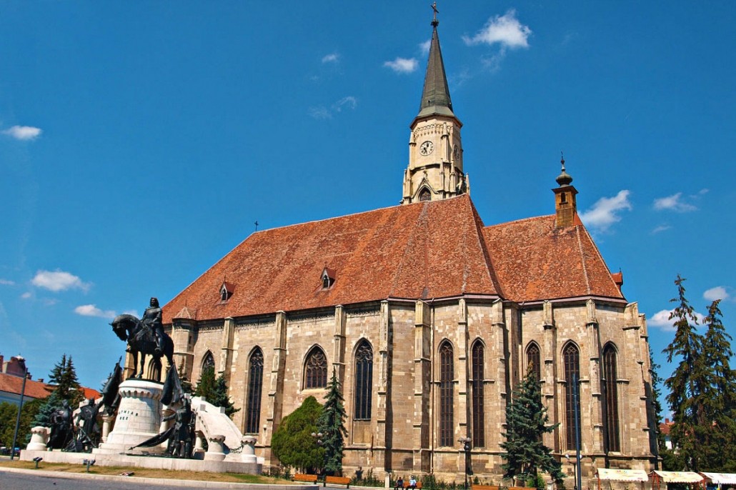 St. Michael's Church Cluj-Napoca in Transylvania