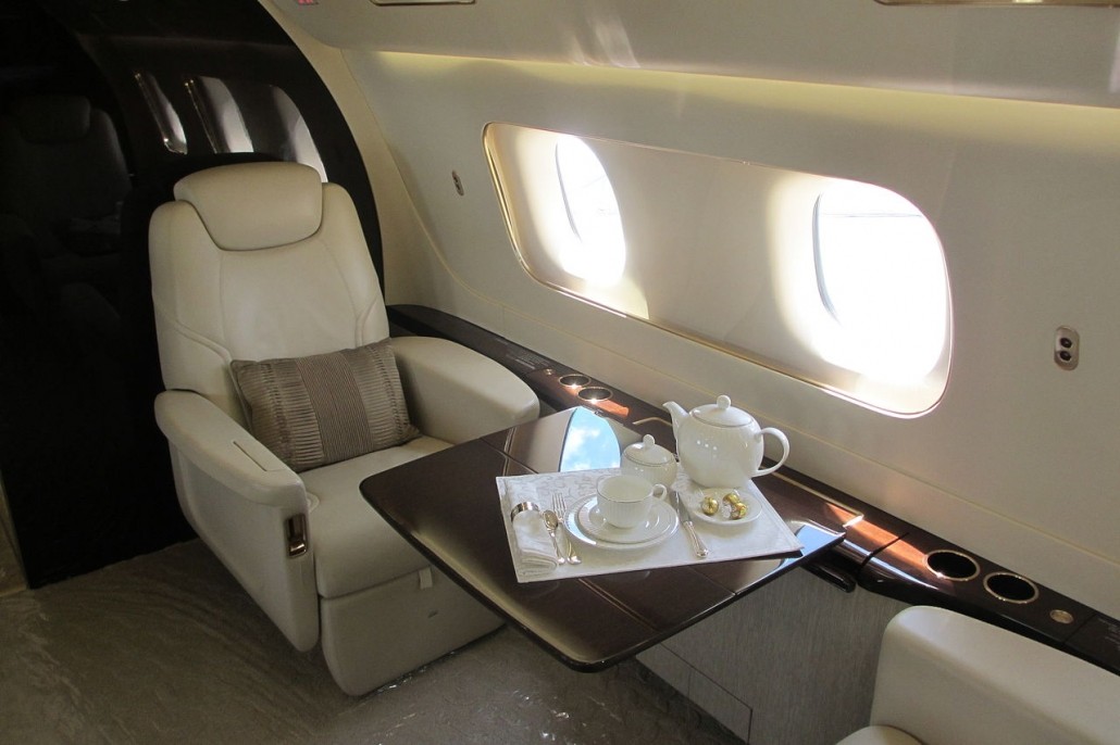 Fractional Jet Leasing - Private Jet Interior